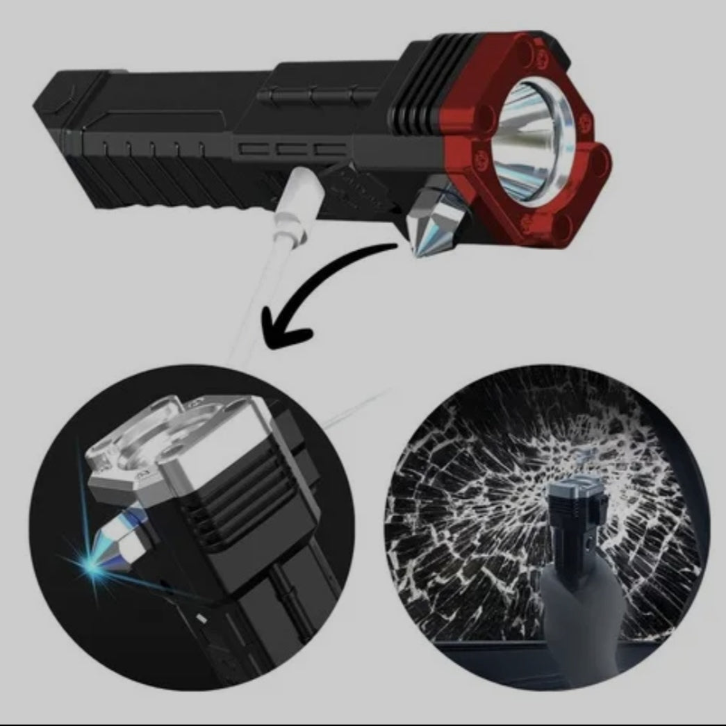 NUEVA LINTERNA TÁCTICA MILITAR INDESTRUCTIBLE 4 EN 1 🔦